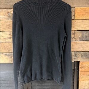 Old Navy Black Ribbed Long-Sleeve turtle neck